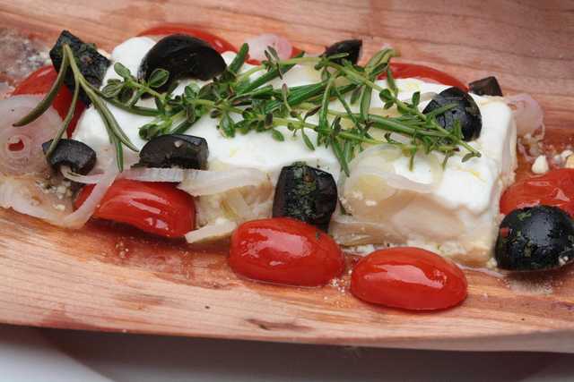 gegrillter Feta