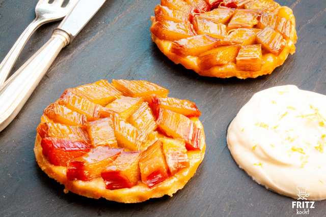 Rhabarber Tarte Tatin