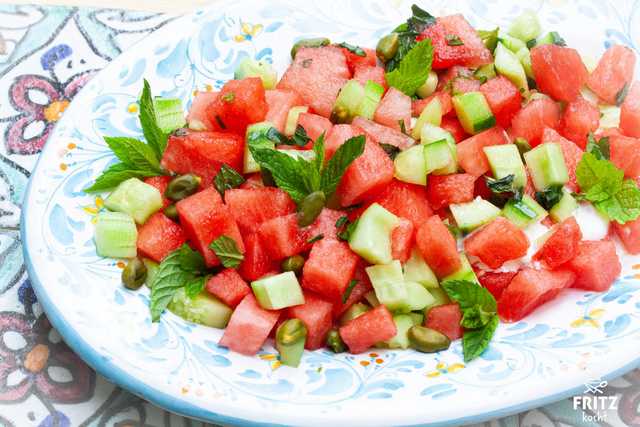 Wassermelonen-Salat 2