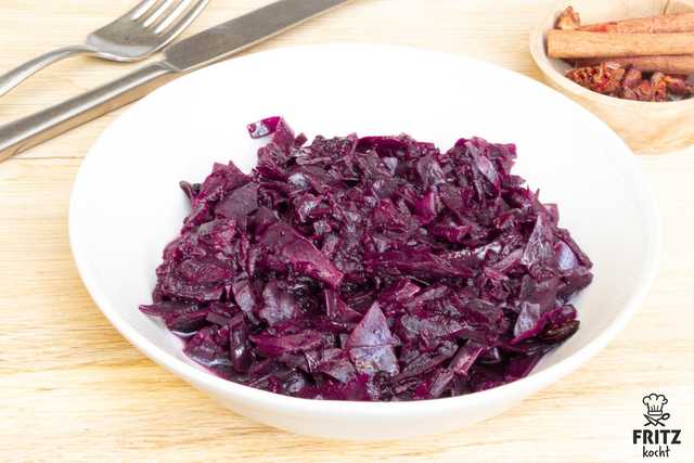 Rotkohl schnelle Nummer