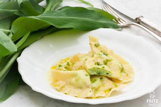 Bärlauch Ravioli