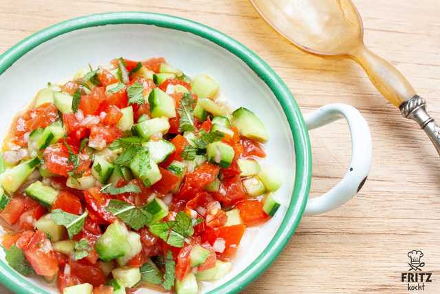 Tomaten-Gurken-Salat