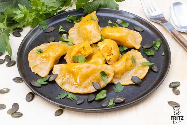 Kürbis Ravioli