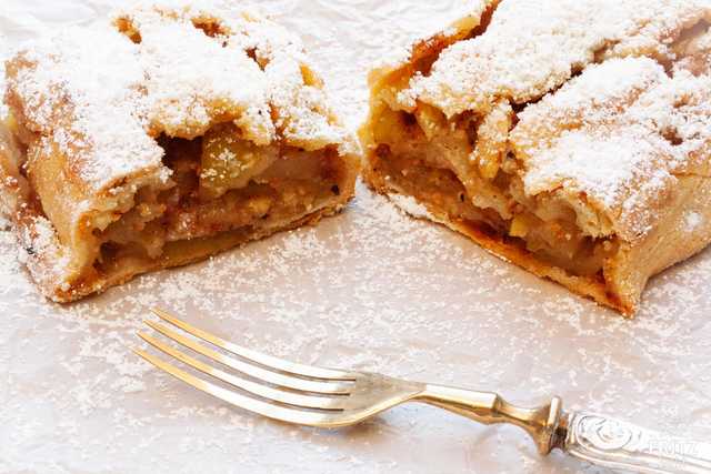 glutenfreier Apfelstrudel