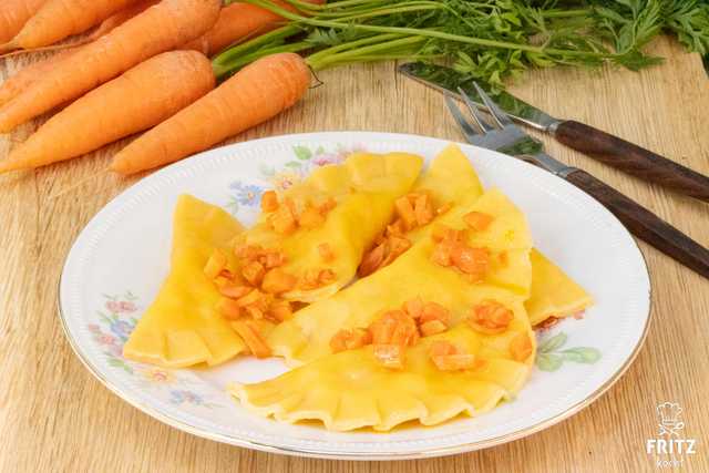 Möhren Ravioli